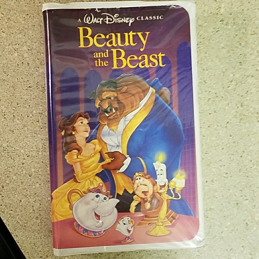 Disney Beauty and the Beast vhs